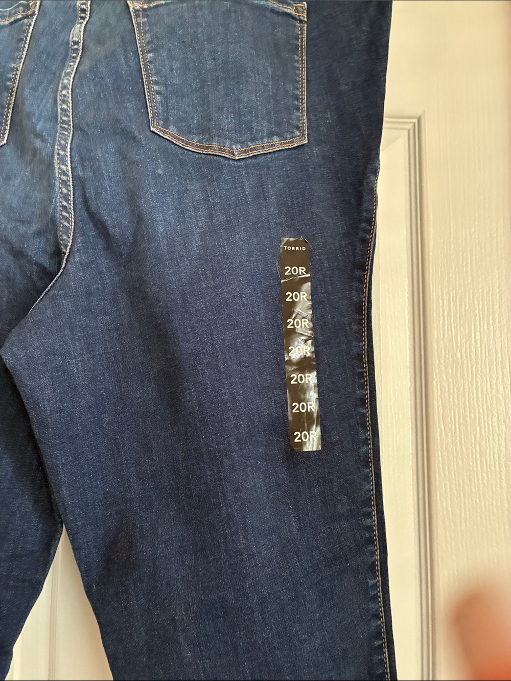NWT Torrid Size 20R Dark Wash Midfit Super Skinny Jeans - Picture 6 of 7